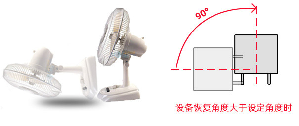 倾倒开关在电风扇的应用优势